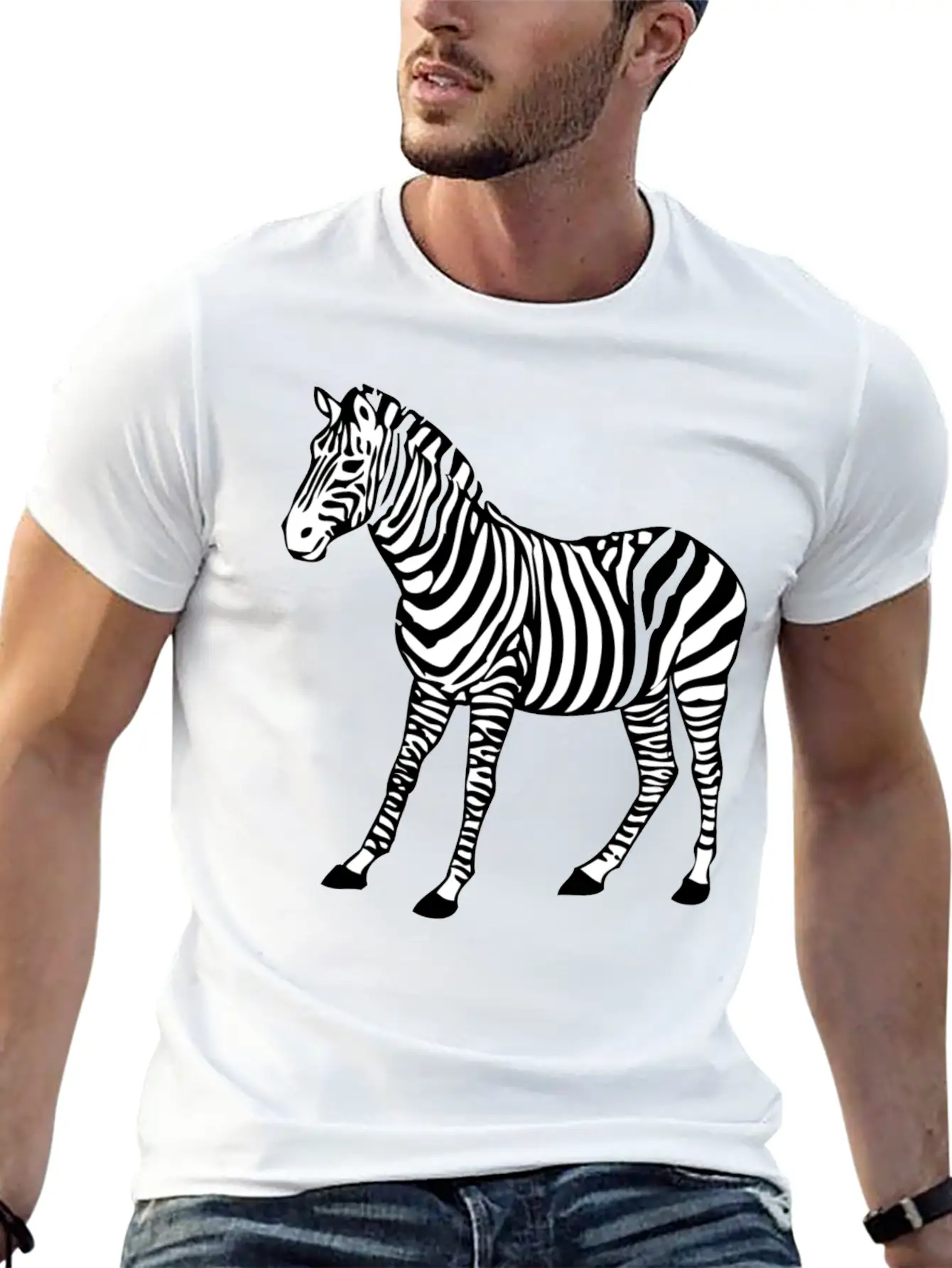 Zebra Horse Safari Serengeti Africa Afrika Pferd37 Breathable Graphic T-Shirt – Perfect For Casual Days