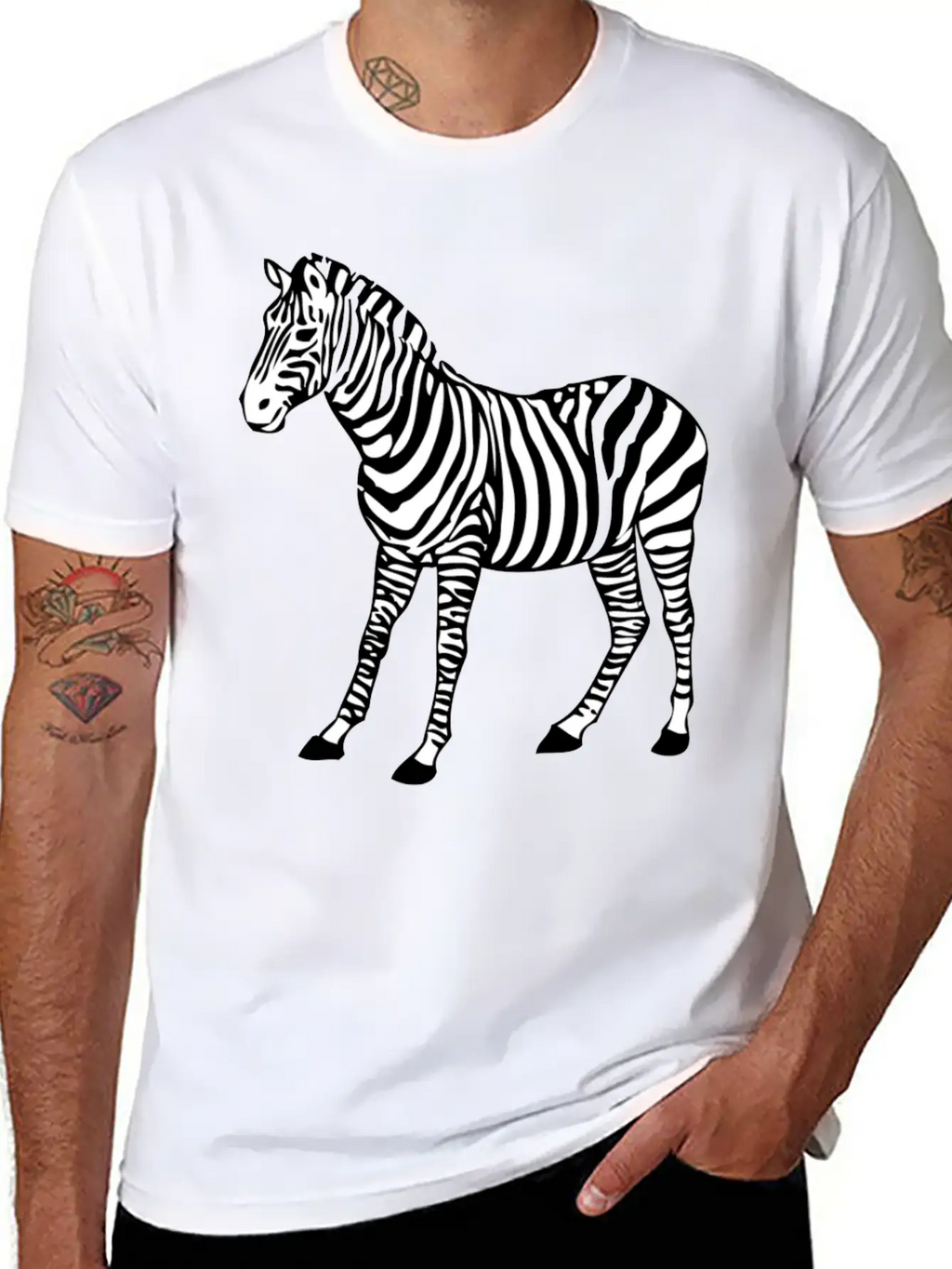Zebra Horse Safari Serengeti Africa Afrika Pferd37 Breathable Graphic T-Shirt – Perfect For Casual Days