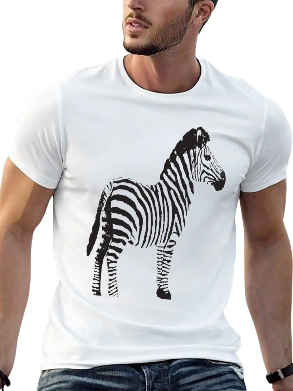 ZEBRA Pop Art Stylish Everyday T-Shirt – Unisex Basic Cotton Tee