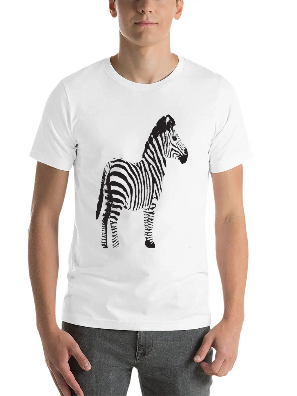 ZEBRA Pop Art Stylish Everyday T-Shirt – Unisex Basic Cotton Tee