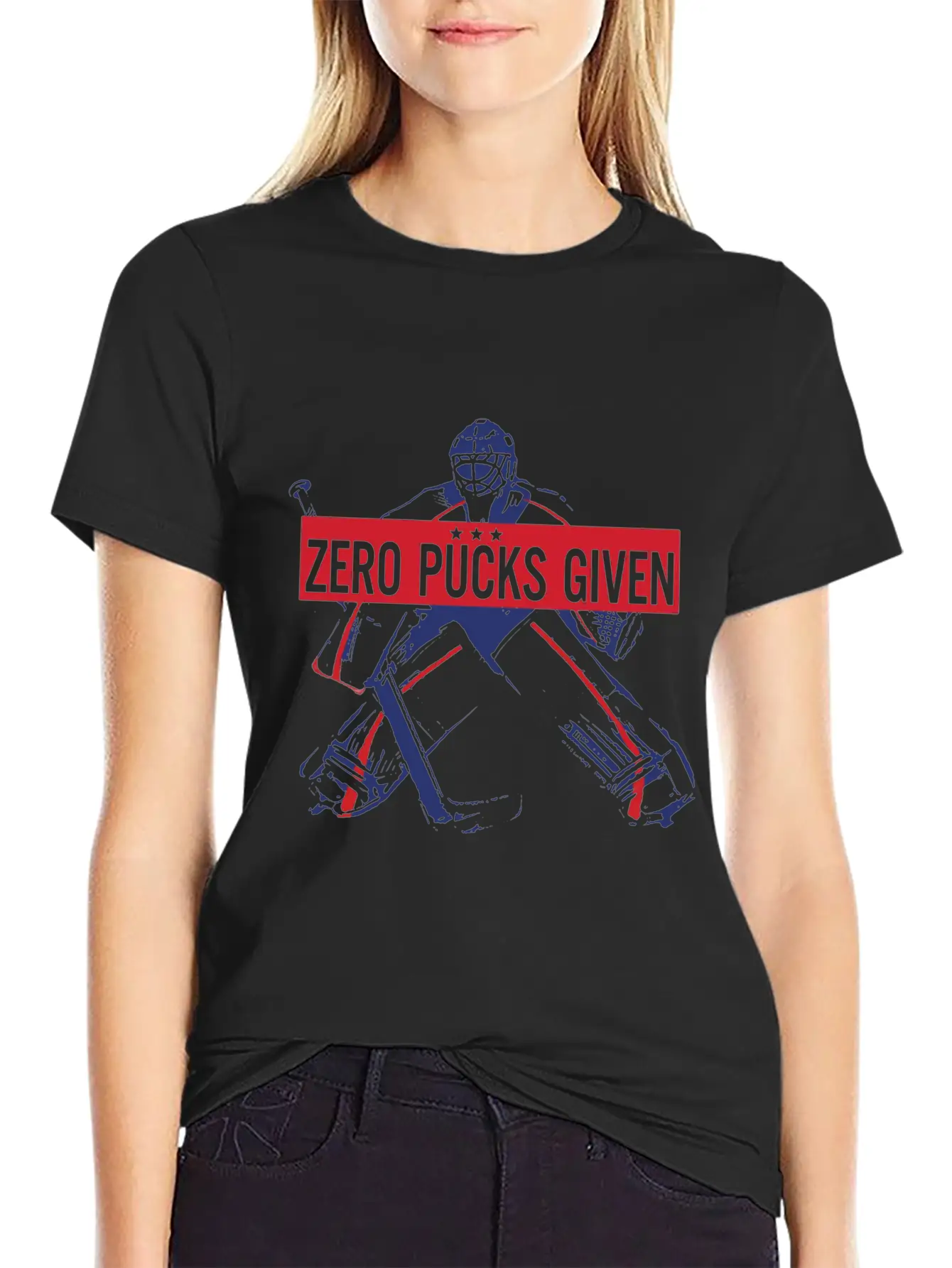 Zero Pucks Given Hockey Goali Hockey Gift Most Sol Timeless Short Sleeve Tee – Comfy And Minimalist Design