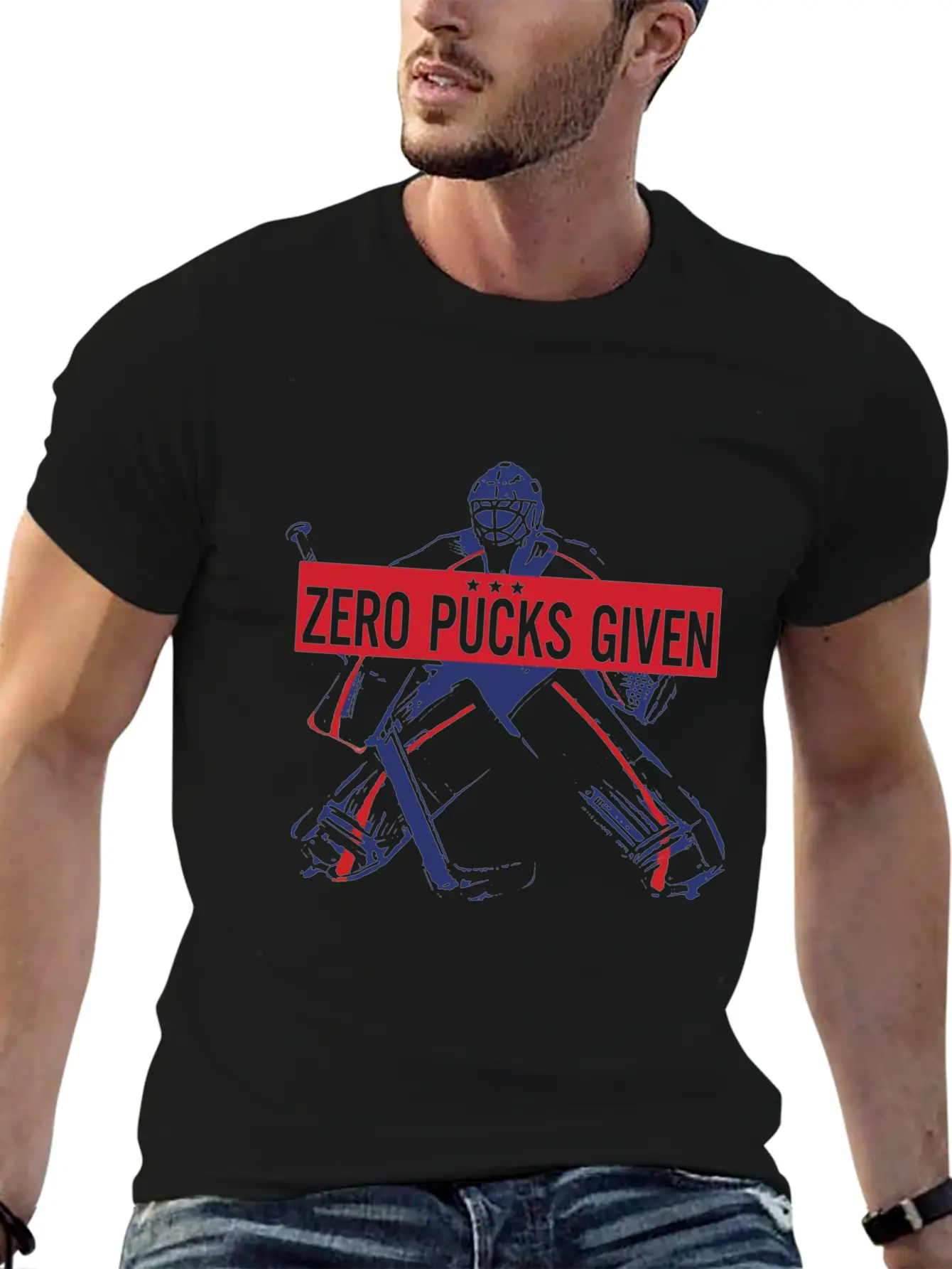 Zero Pucks Given Hockey Goali Hockey Gift Most Sol Timeless Short Sleeve Tee – Comfy And Minimalist Design