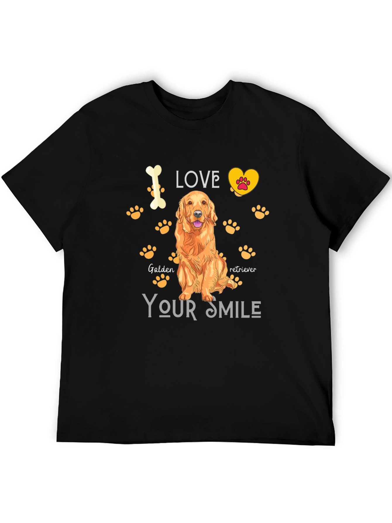 Golden Retriever I Love Your Smile T-Shirt