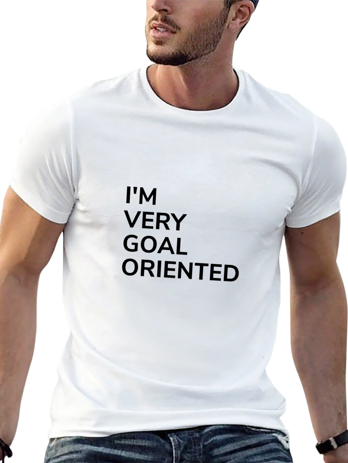Goal Oriented Black T-Shirt