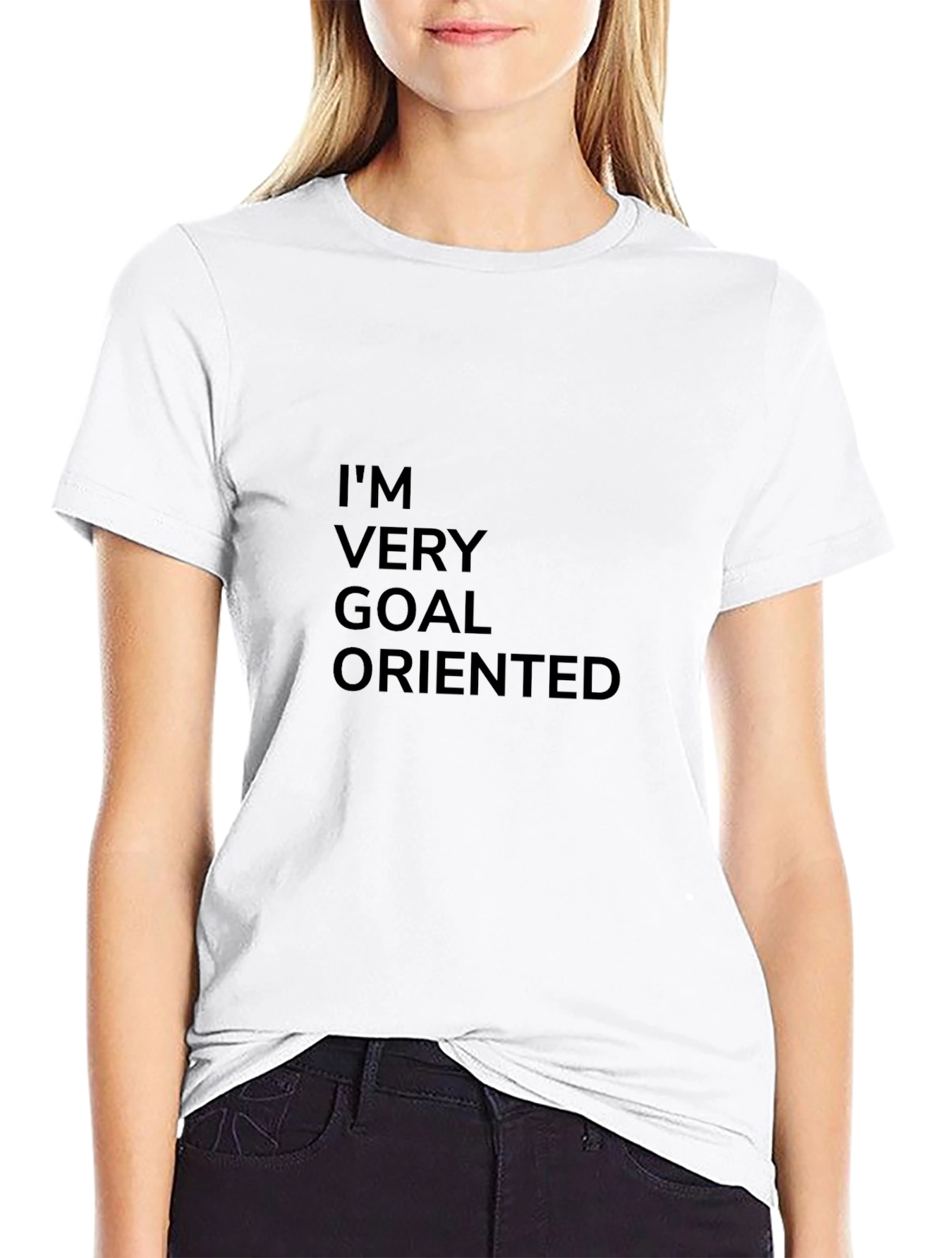 Goal Oriented Black T-Shirt
