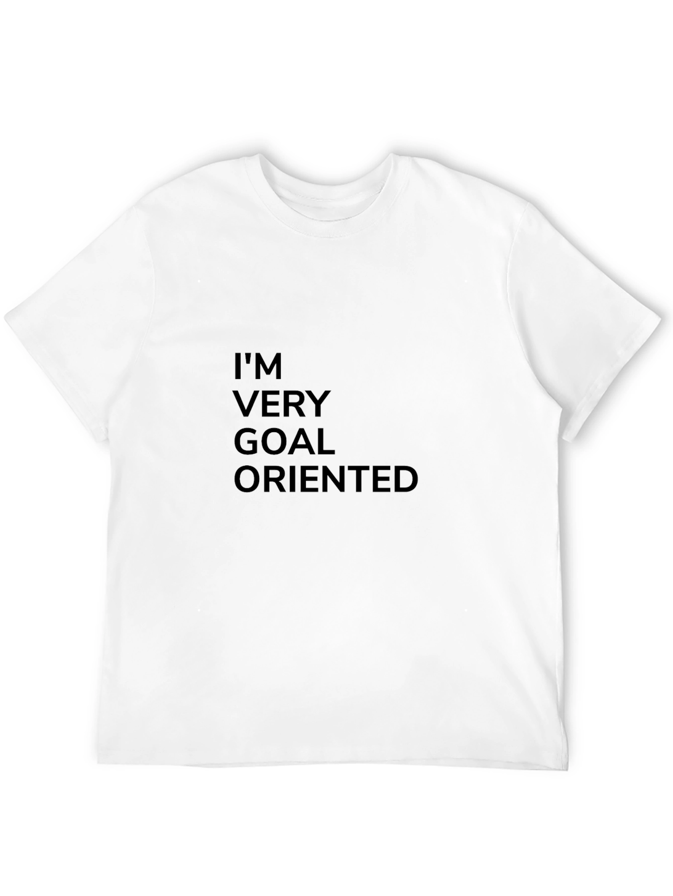Goal Oriented Black T-Shirt
