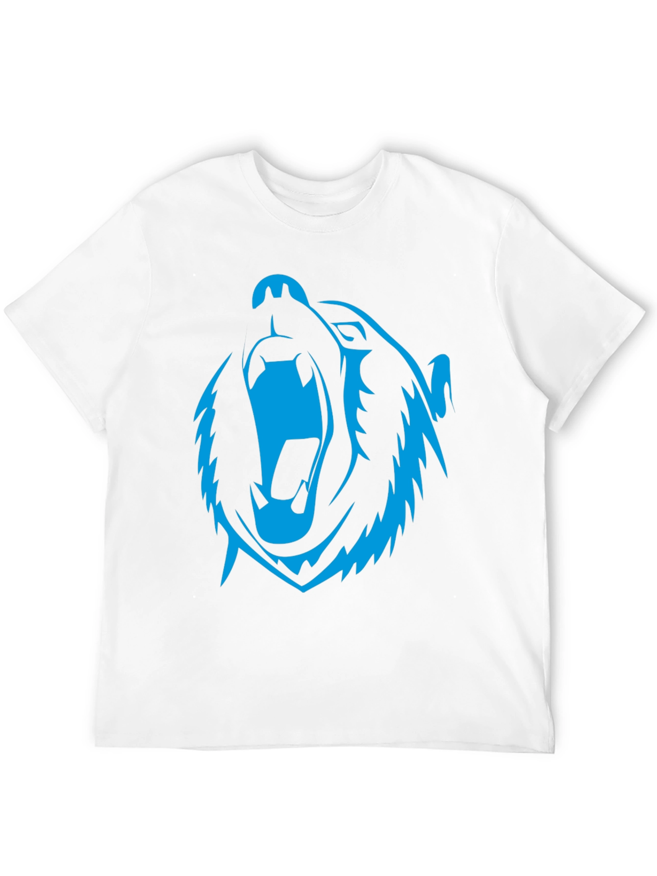 Roaring Bear Graphic Black T-Shirt