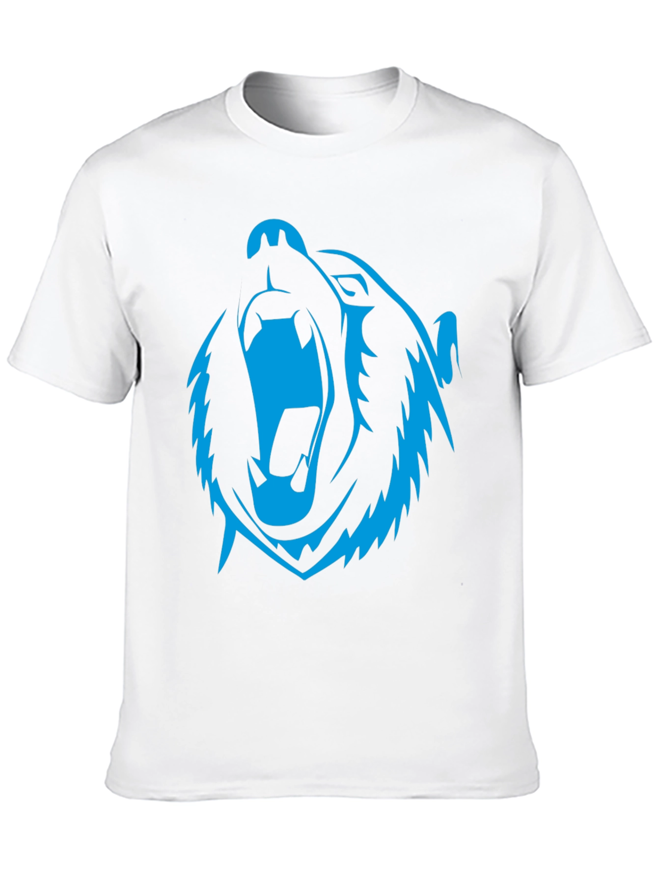 Roaring Bear Graphic Black T-Shirt