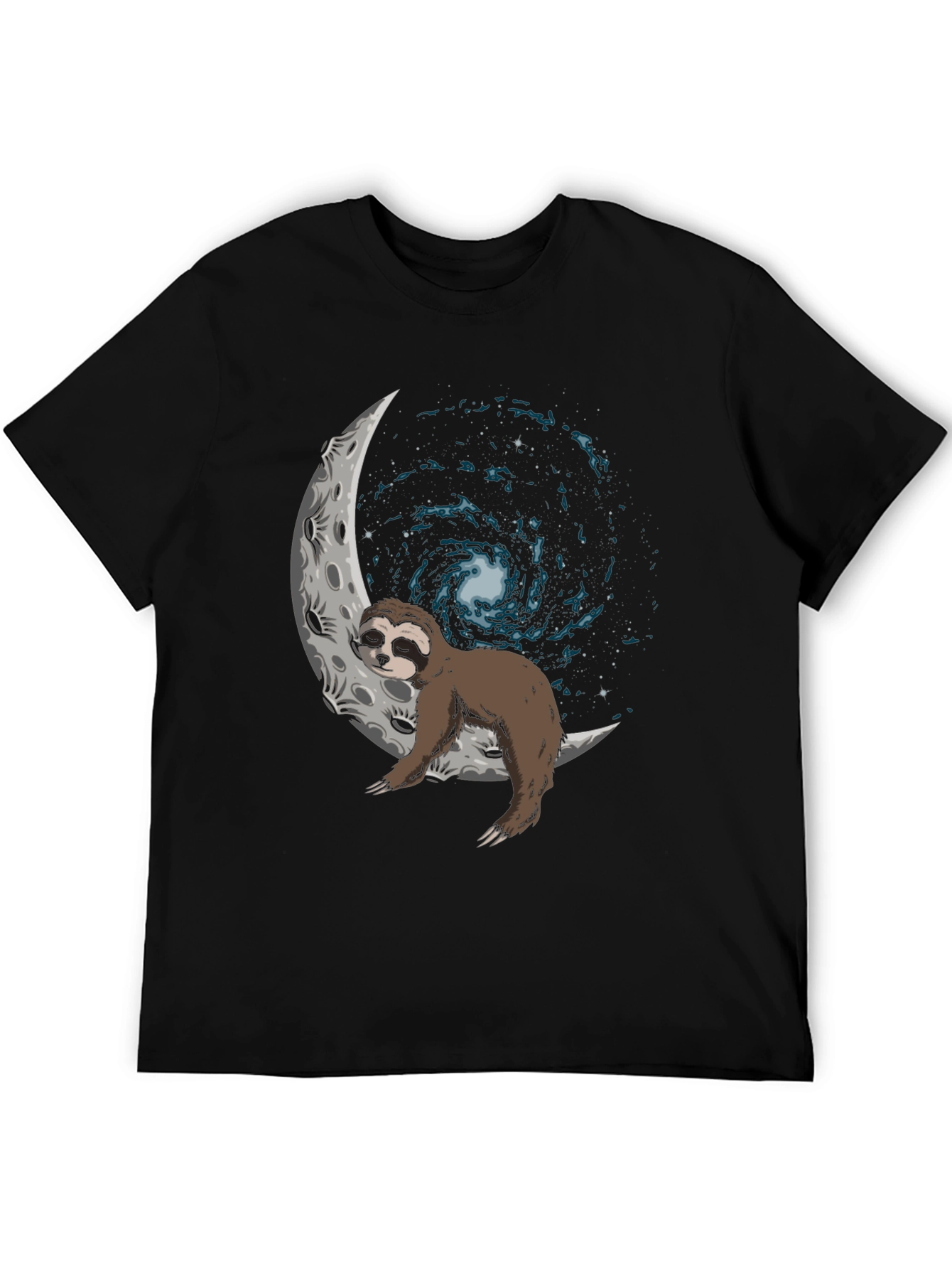 Sloth on Moon Galaxy T-Shirt