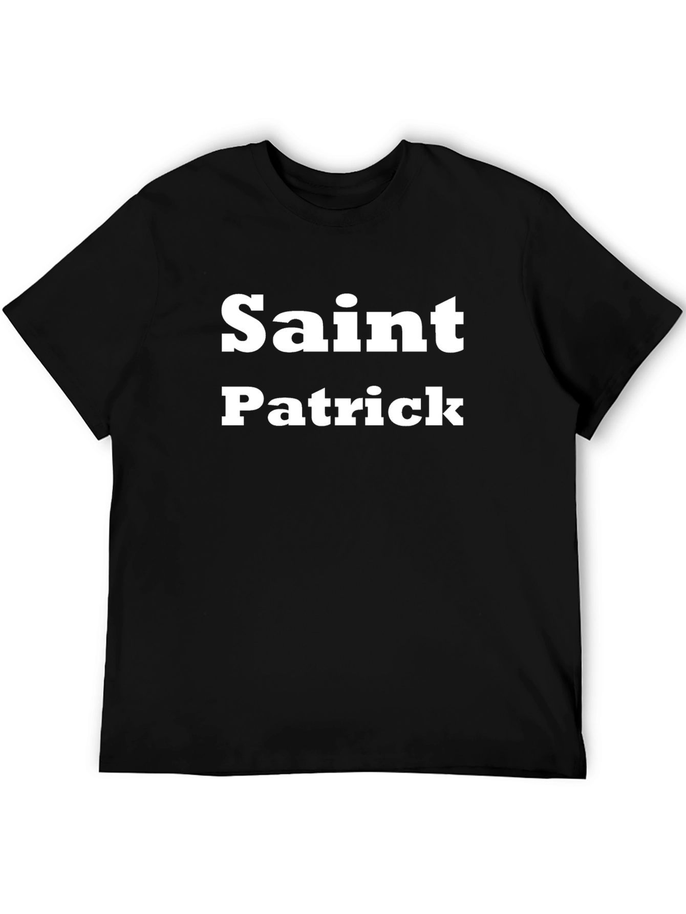 Saint Patrick Graphic Tee - Black