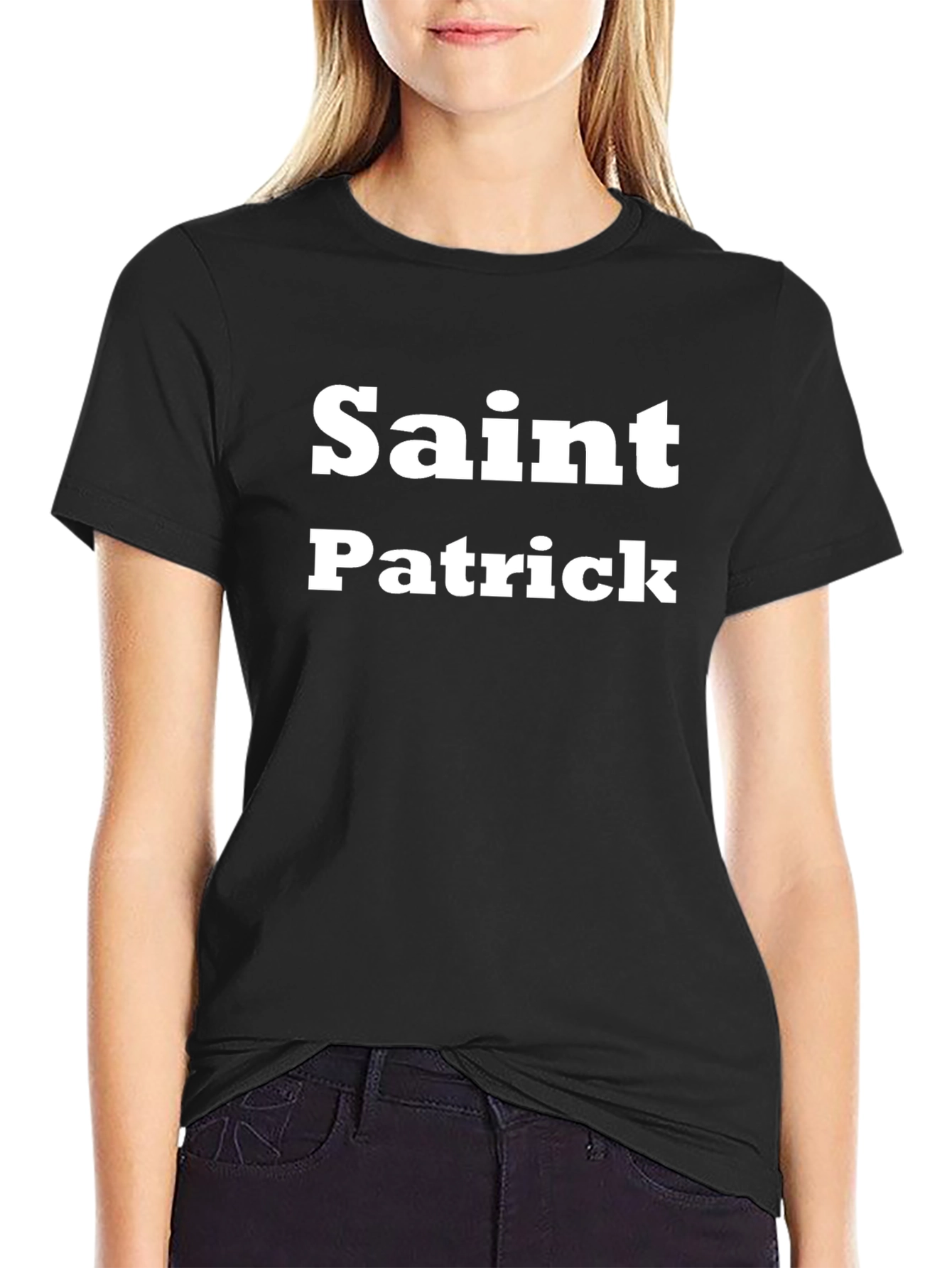 Saint Patrick Graphic Tee - Black