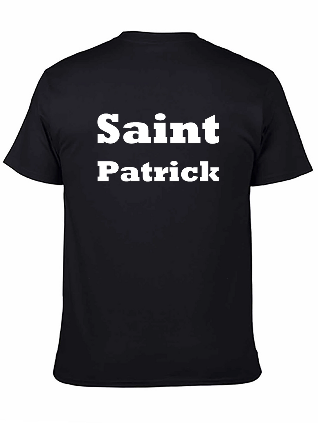 Saint Patrick Graphic Tee - Black