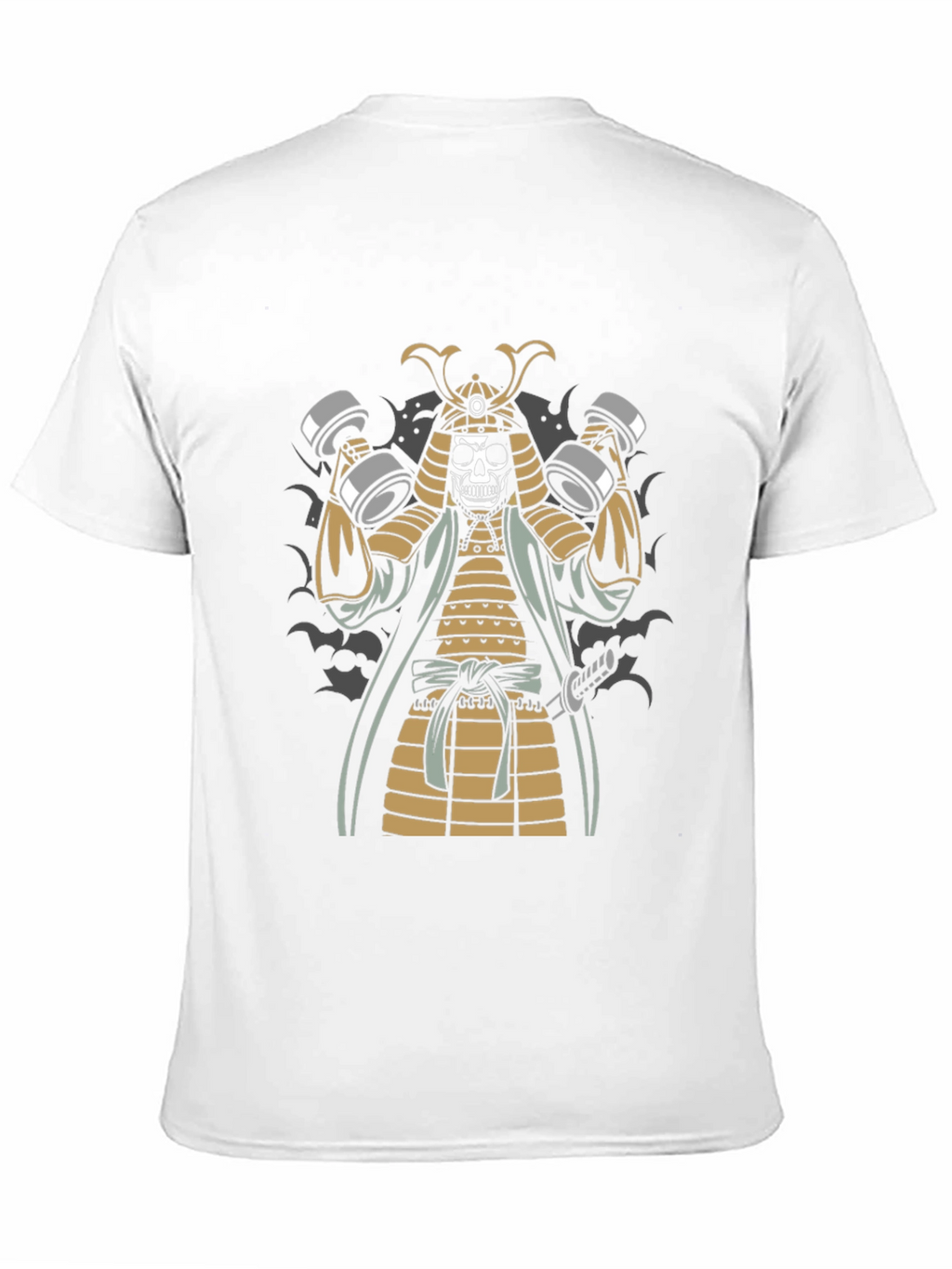 Samurai Skeleton Gym T-Shirt