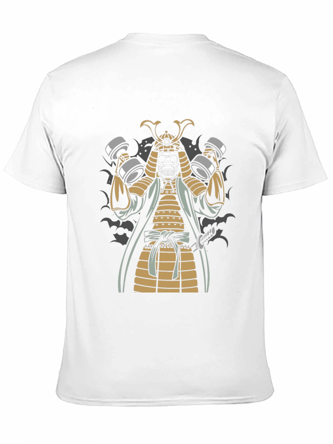 Samurai Skeleton Gym T-Shirt