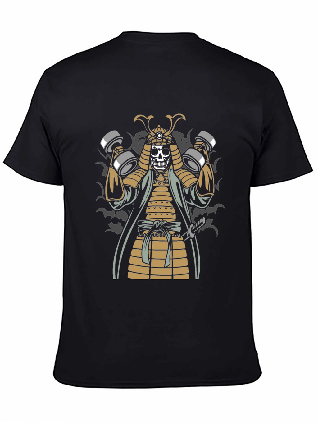 Samurai Skeleton Gym T-Shirt