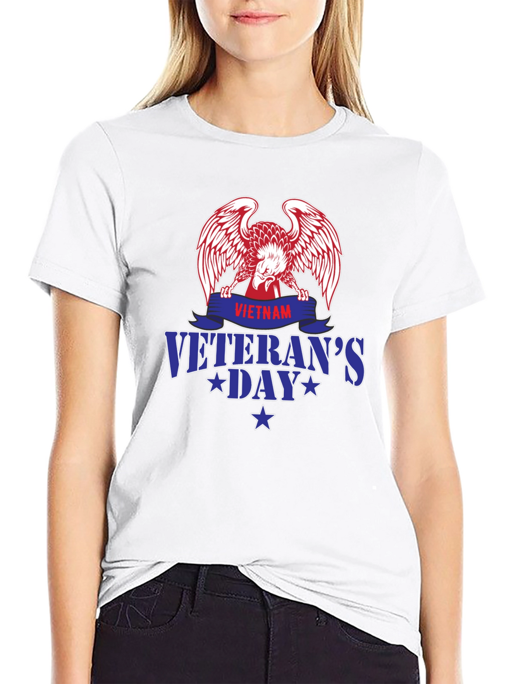 Vietnam Veterans Day Eagle Graphic Tee - Patriotic Pride