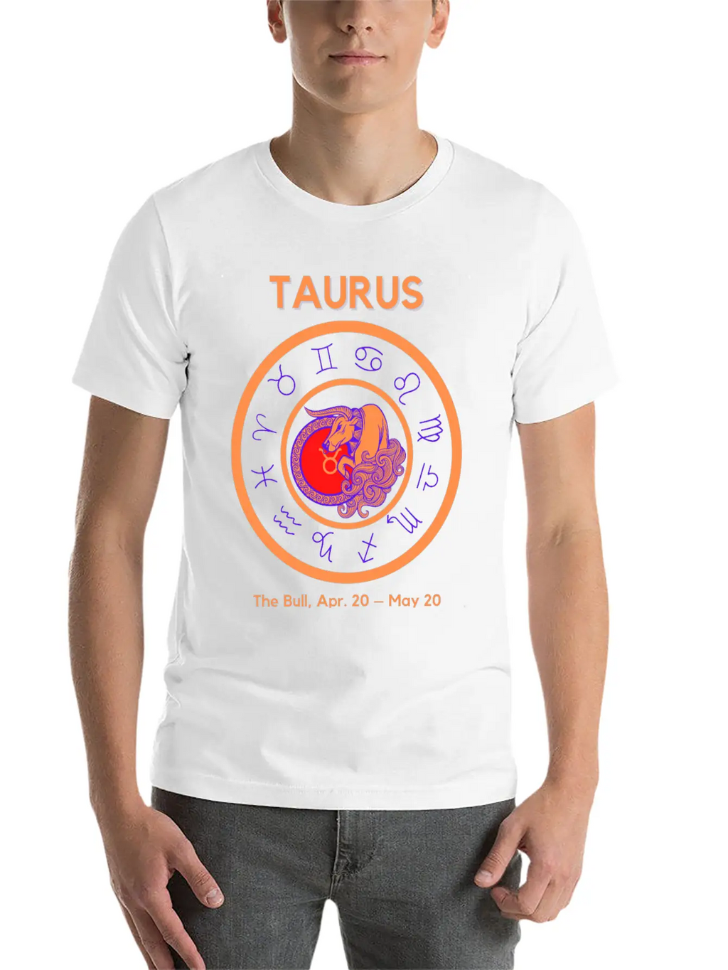 Zodiac Sign - TAURUS Classic Cotton Tee – Unisex Comfort For Any Season