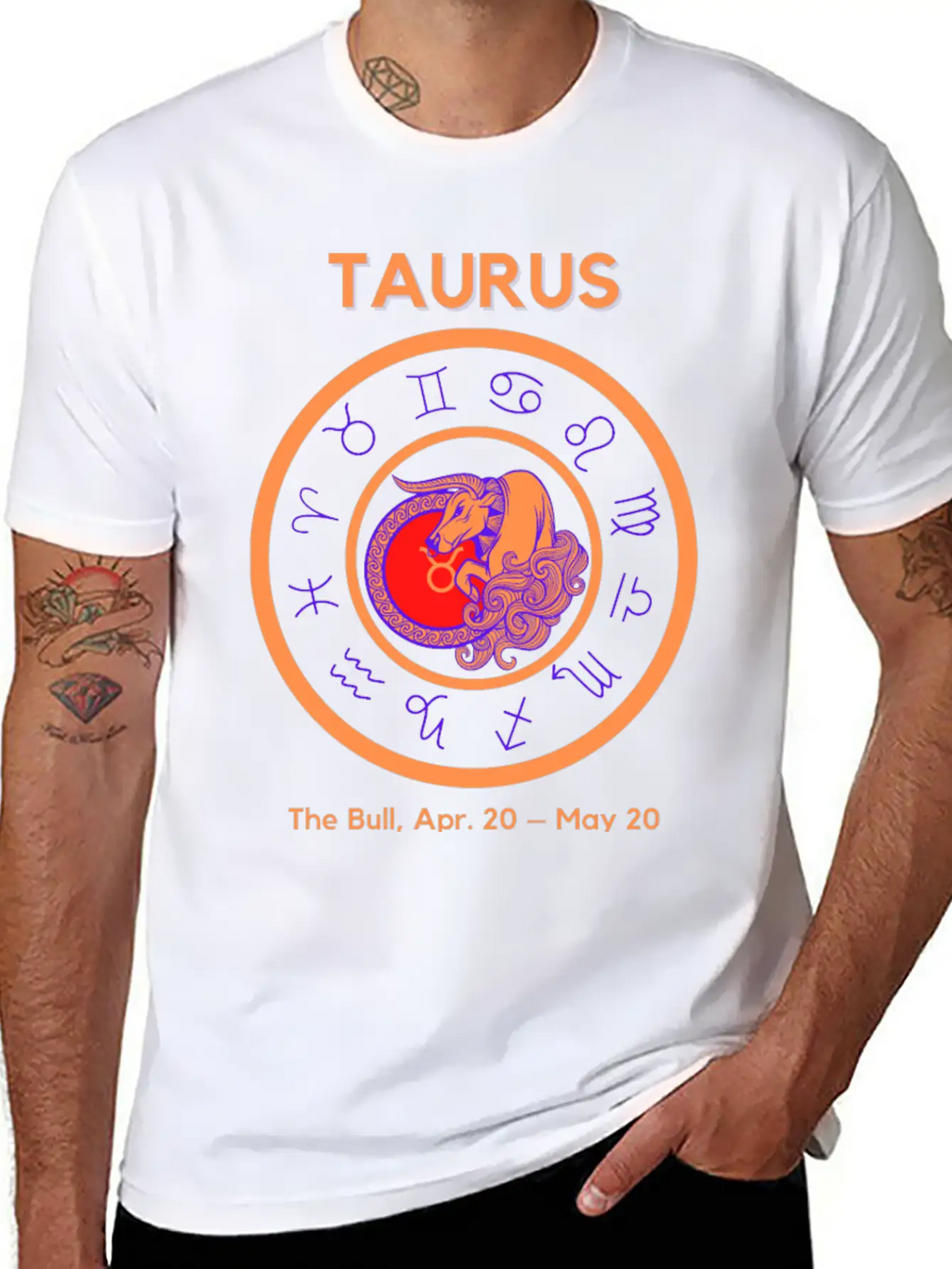 Zodiac Sign - TAURUS Classic Cotton Tee – Unisex Comfort For Any Season