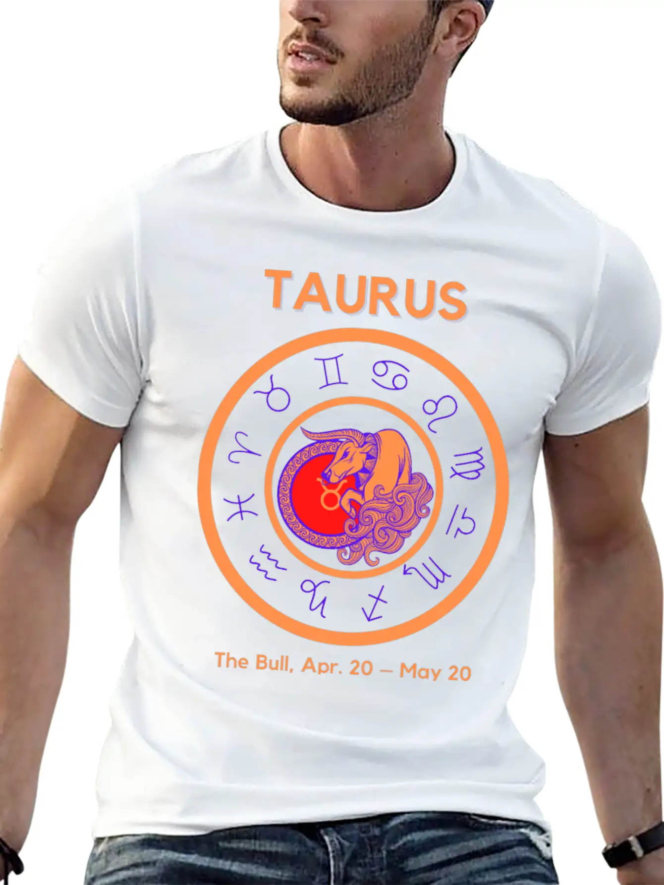 Zodiac Sign - TAURUS Classic Cotton Tee – Unisex Comfort For Any Season