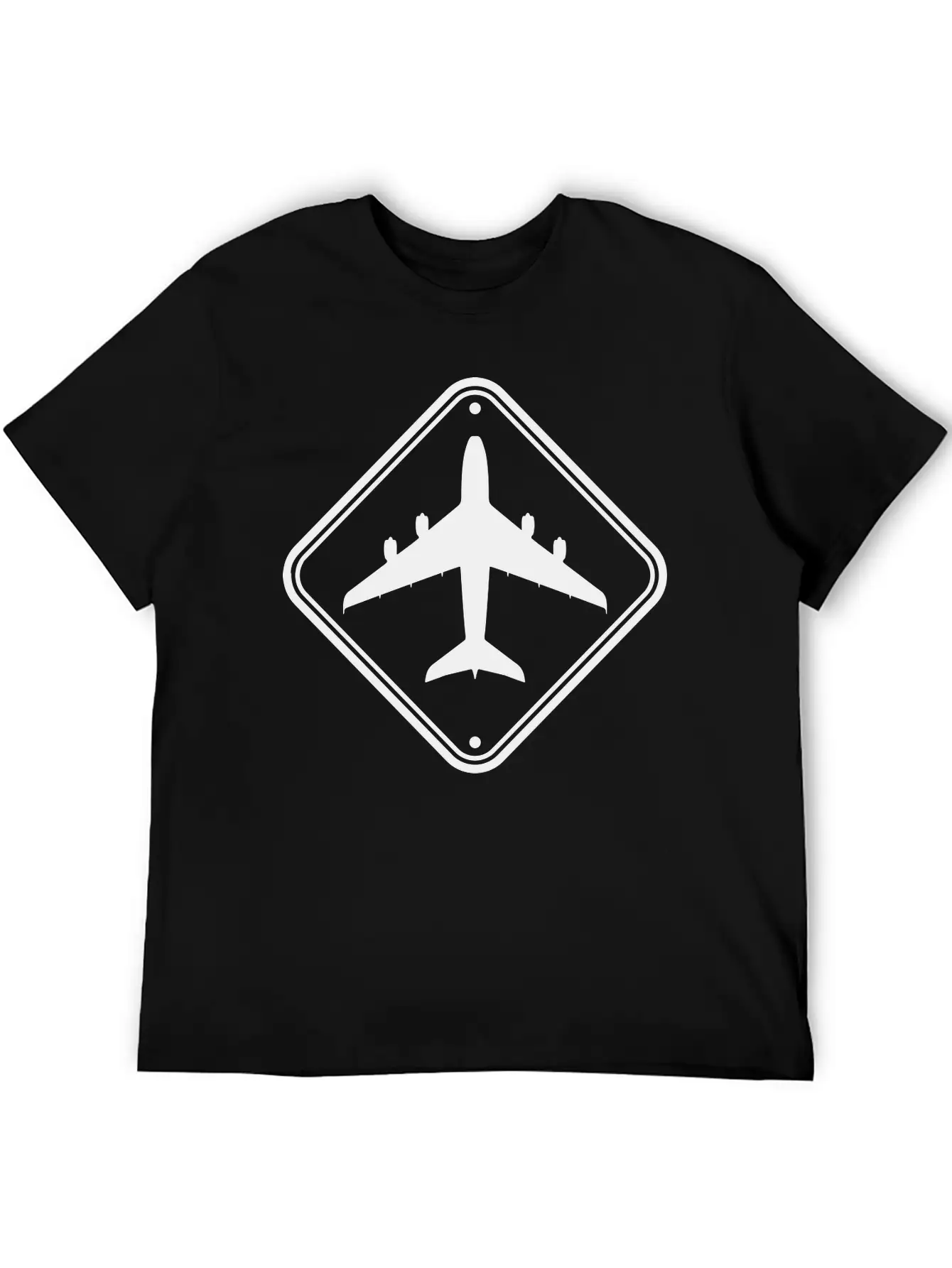 Zone Sign Airplane Breathable Graphic T-Shirt – Perfect For Casual Days