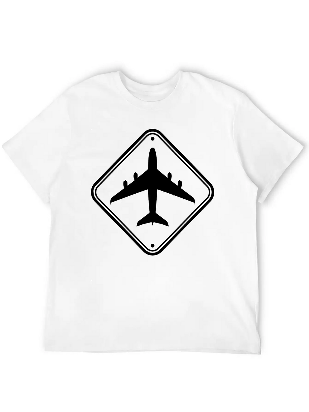 Zone Sign Airplane Breathable Graphic T-Shirt – Perfect For Casual Days