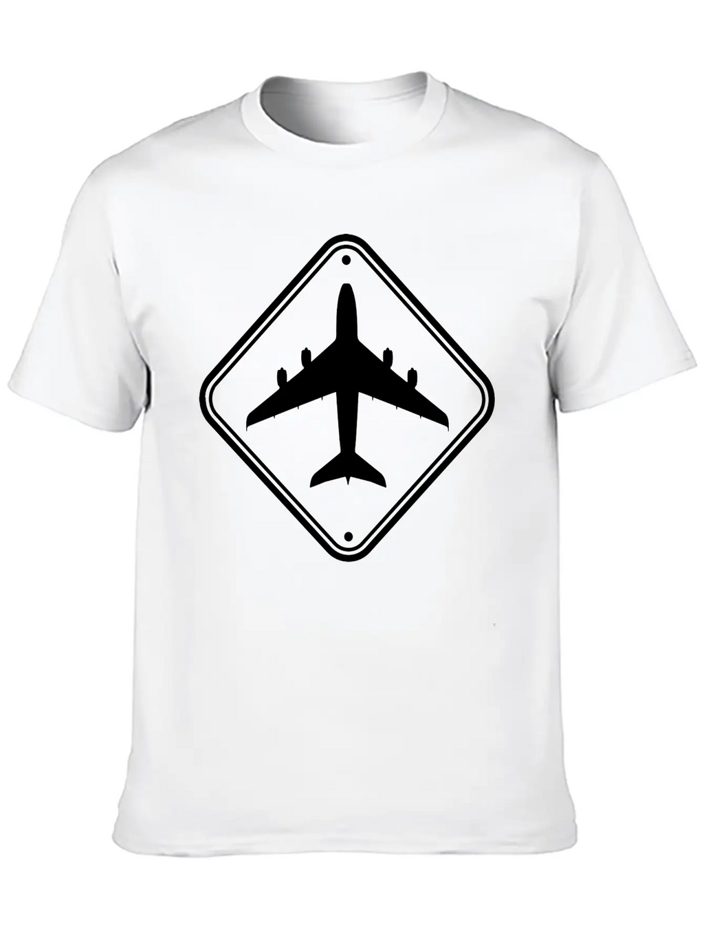 Zone Sign Airplane Breathable Graphic T-Shirt – Perfect For Casual Days