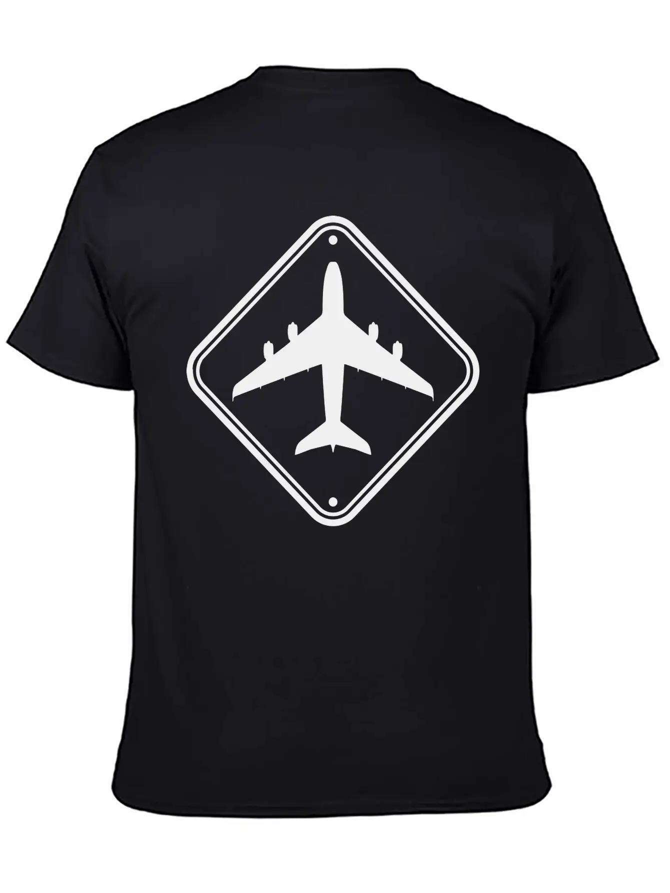 Zone Sign Airplane Breathable Graphic T-Shirt – Perfect For Casual Days