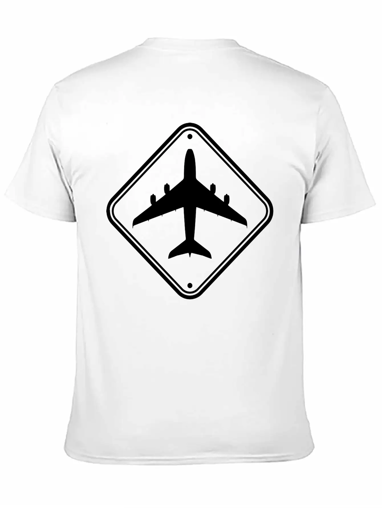 Zone Sign Airplane Breathable Graphic T-Shirt – Perfect For Casual Days