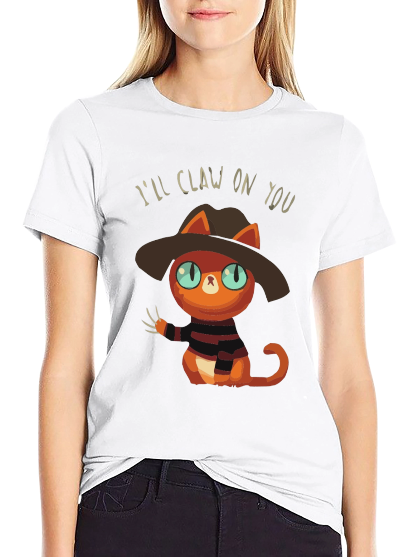 Ill Claw On You Cat Graphic Tee