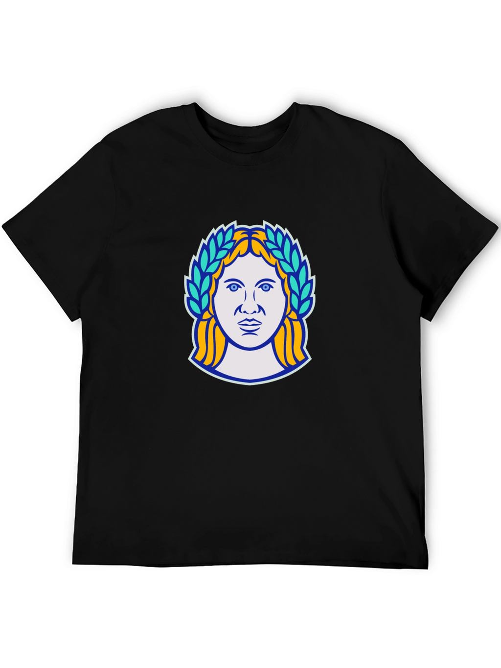 Ancient Goddess Graphic Black T-Shirt