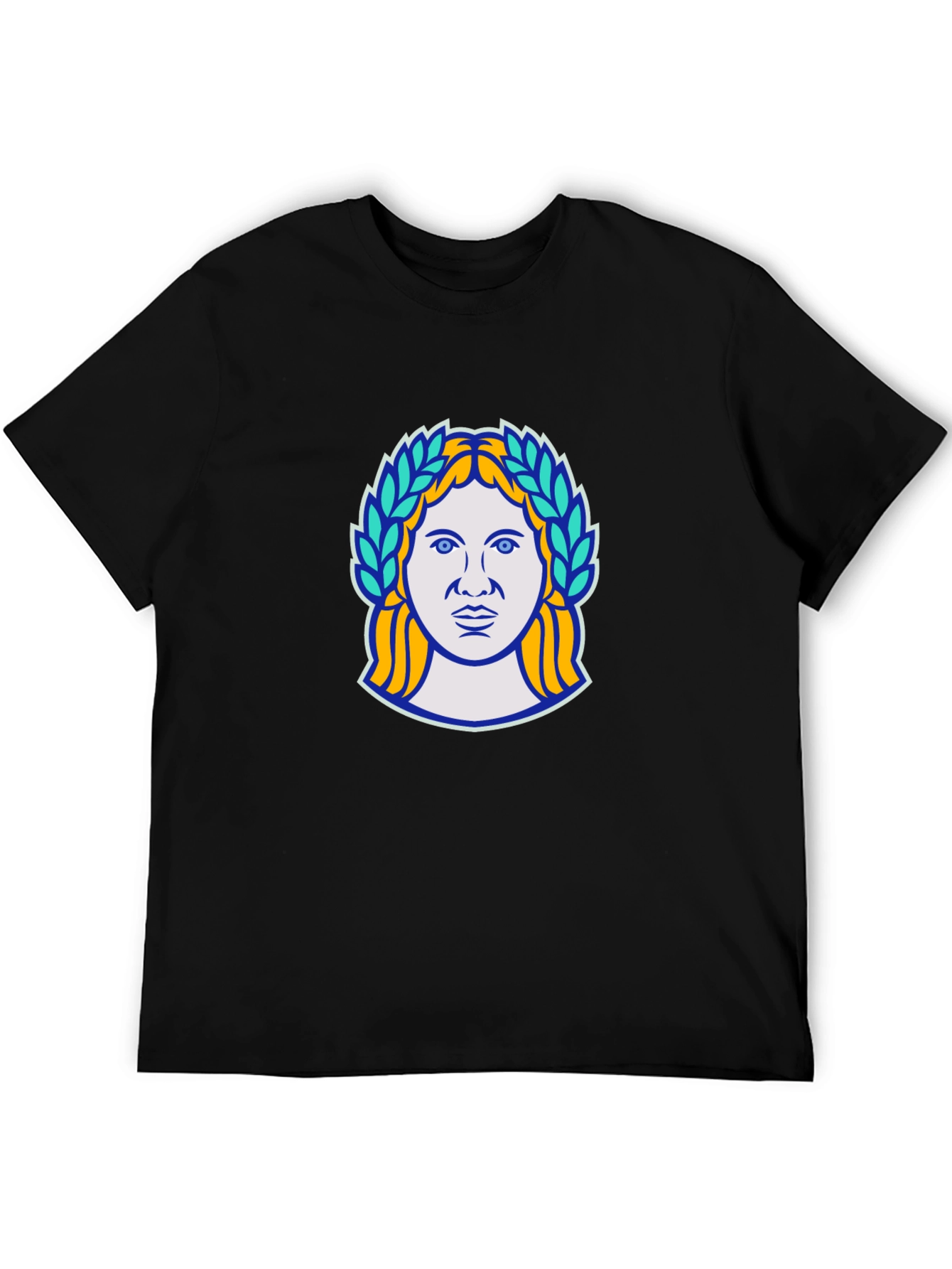 Ancient Goddess Graphic Black T-Shirt
