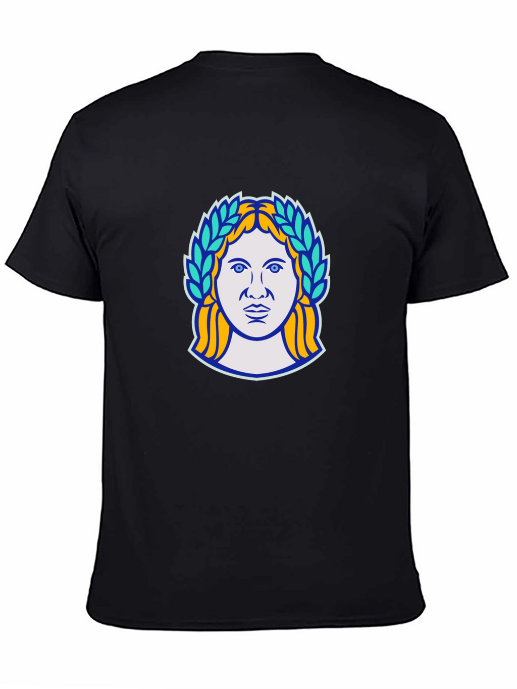 Ancient Goddess Graphic Black T-Shirt