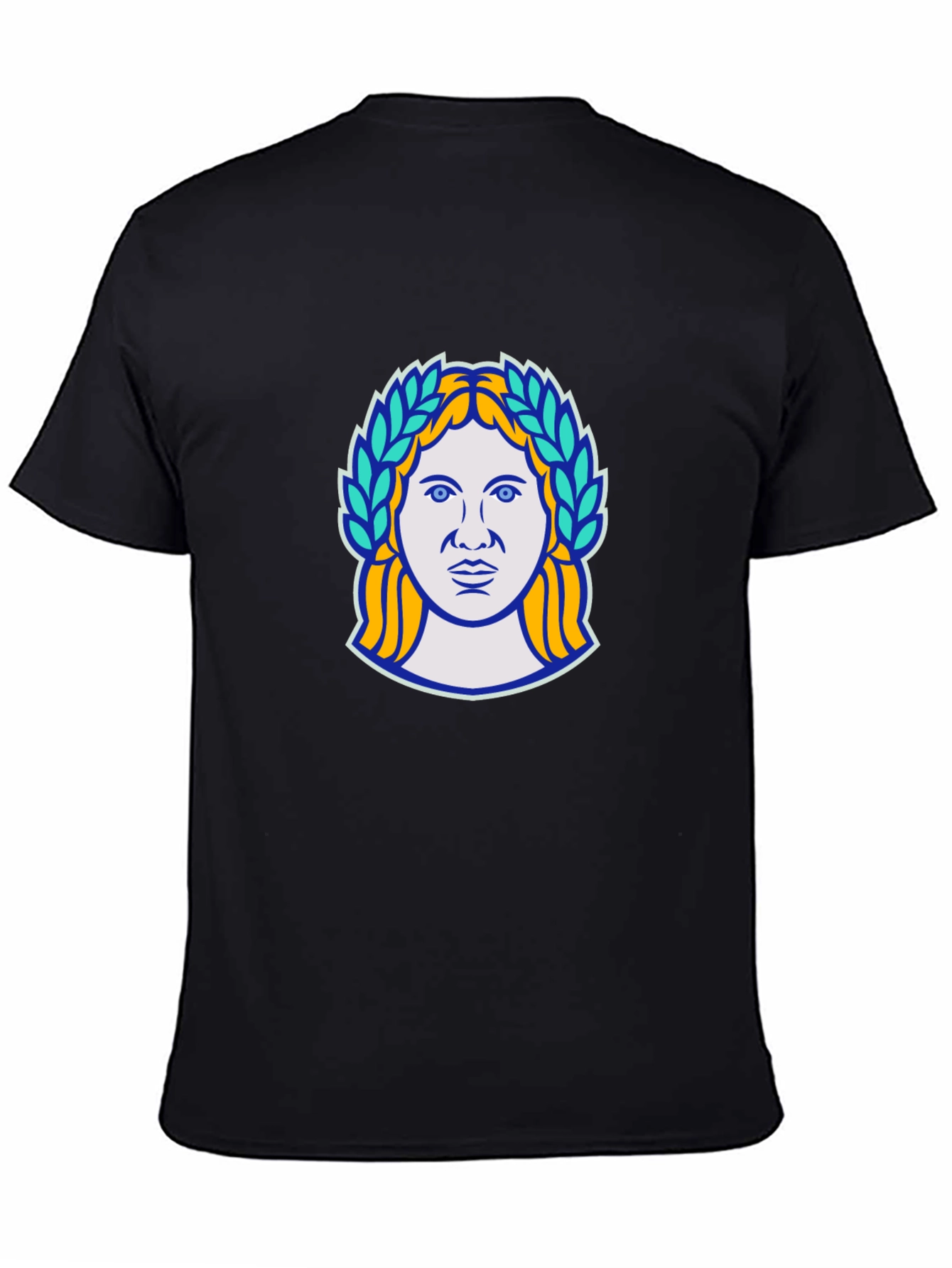 Ancient Goddess Graphic Black T-Shirt