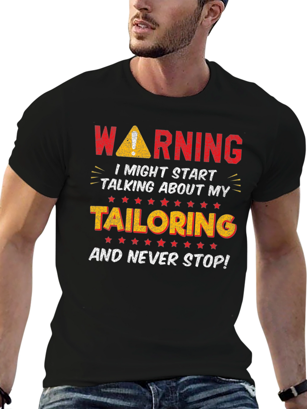 Warning Tailoring T-Shirt - Funny Tailor Gift