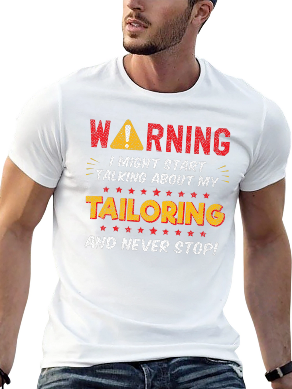 Warning Tailoring T-Shirt - Funny Tailor Gift