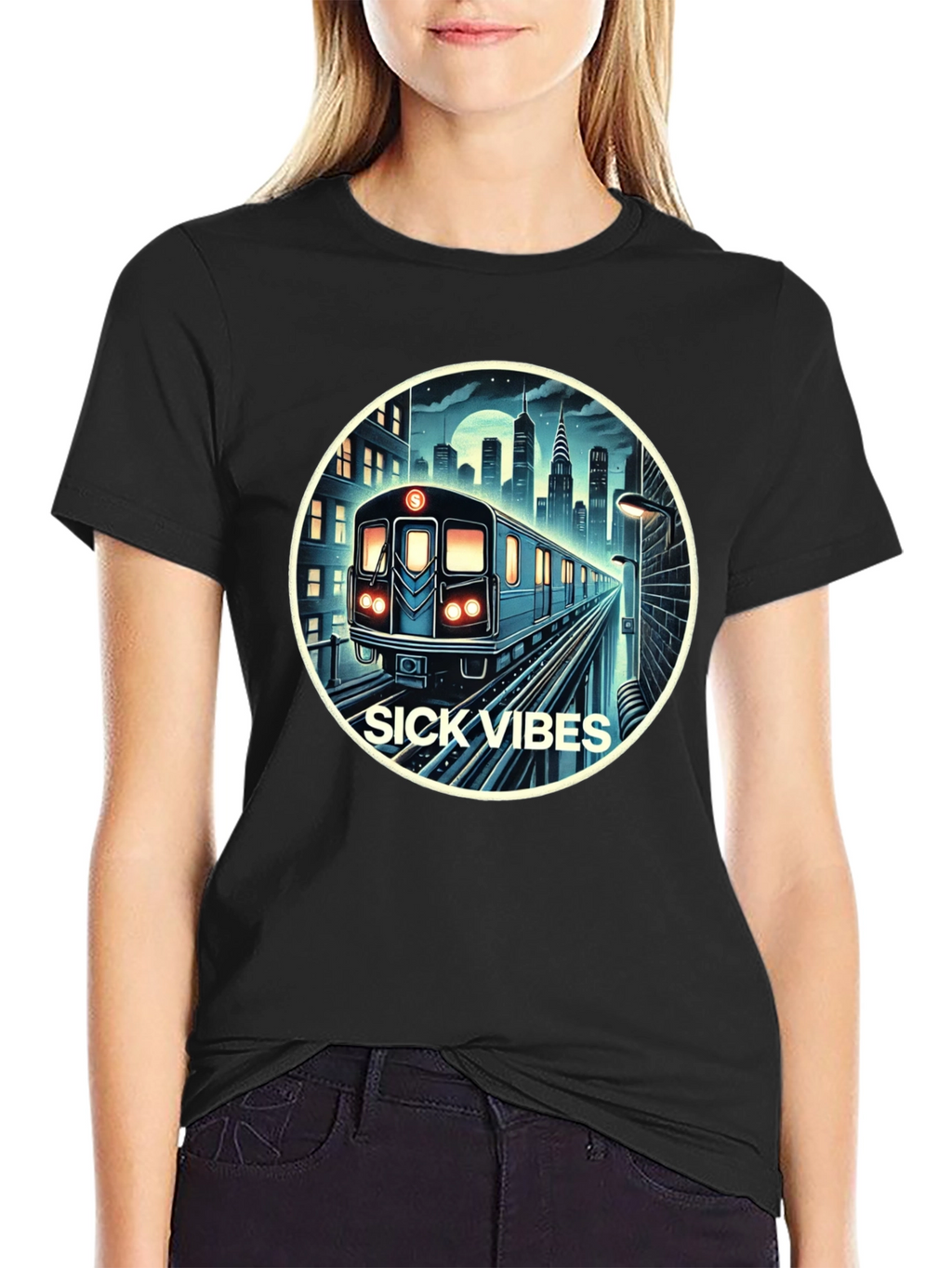 Sick Vibes City Subway T-Shirt