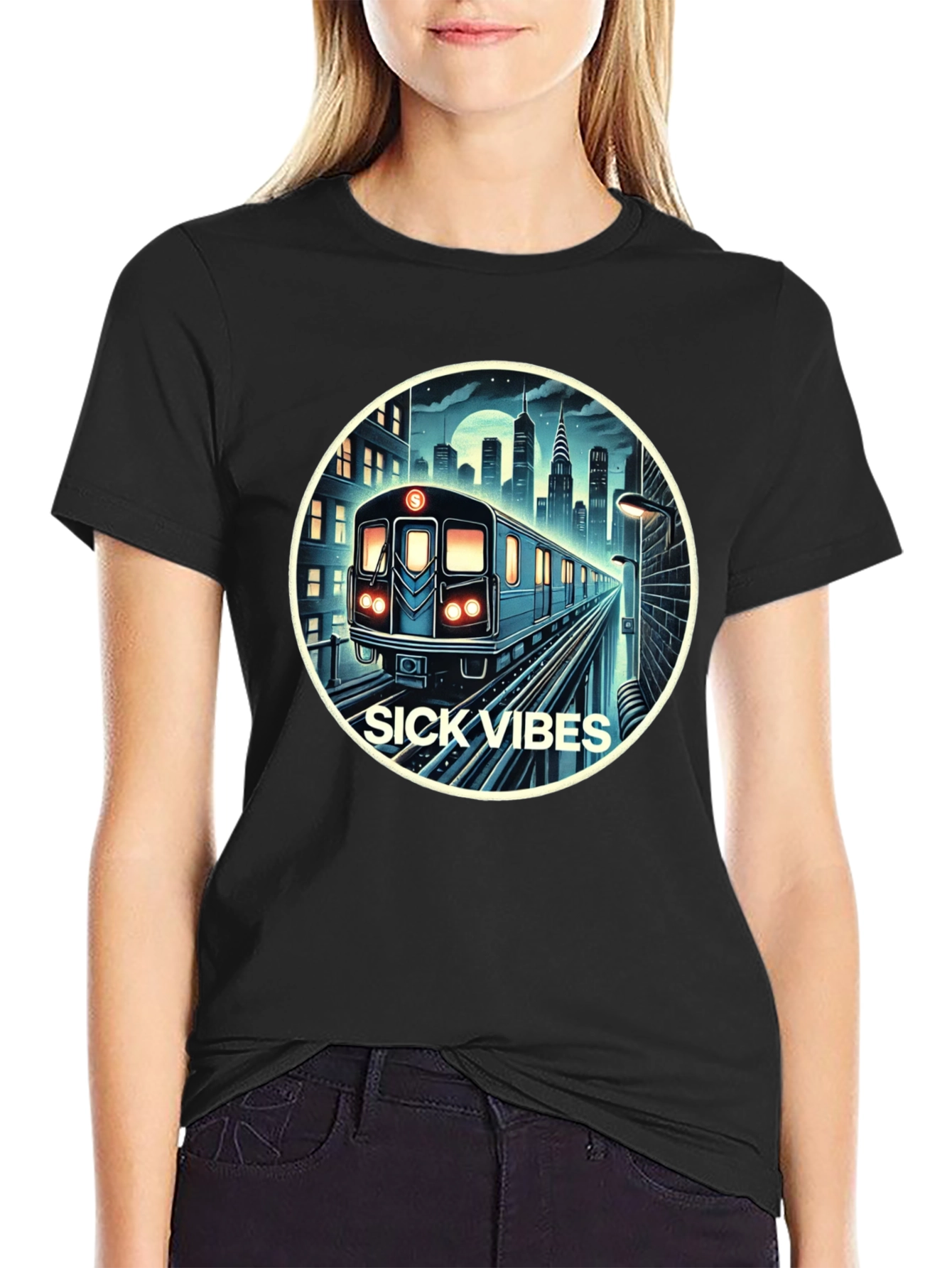 Sick Vibes City Subway T-Shirt