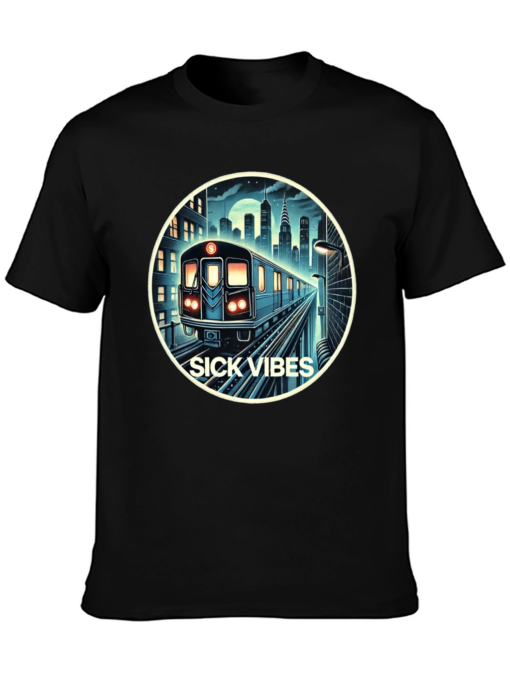 Sick Vibes City Subway T-Shirt