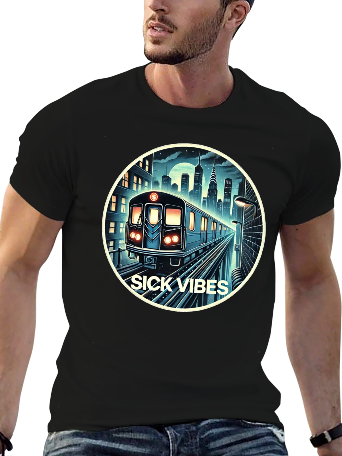 Sick Vibes City Subway T-Shirt