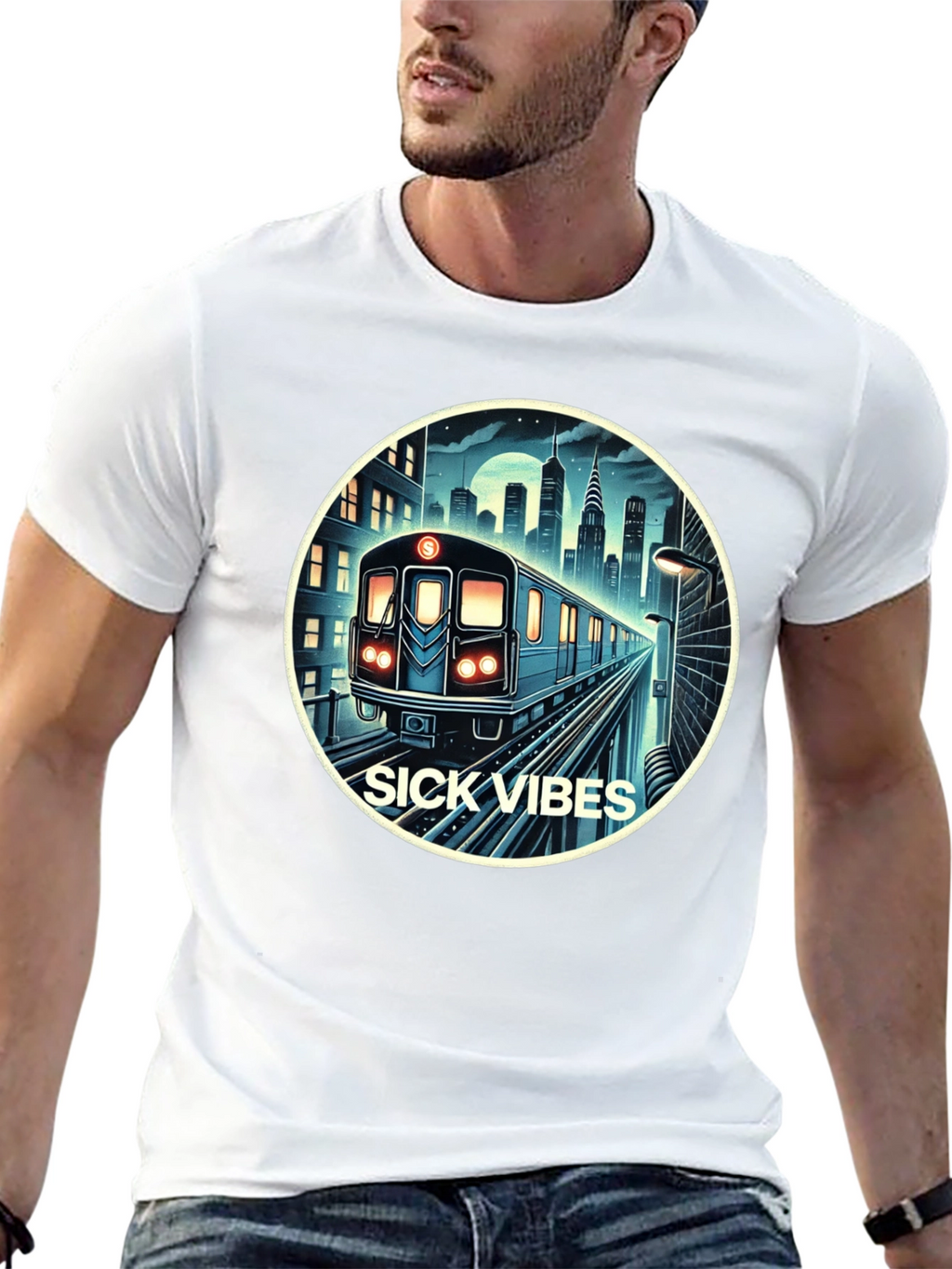 Sick Vibes City Subway T-Shirt