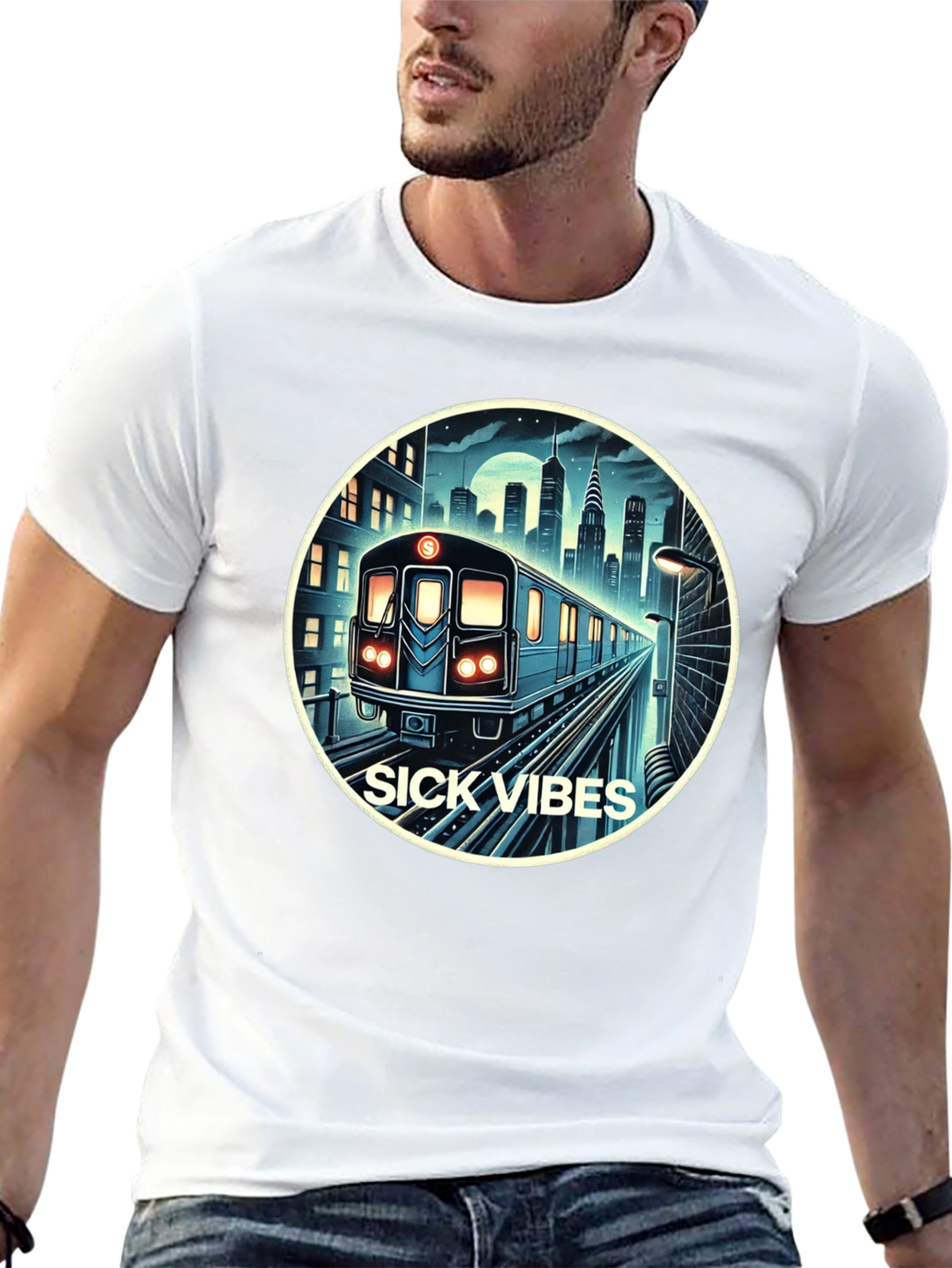 Sick Vibes City Subway T-Shirt