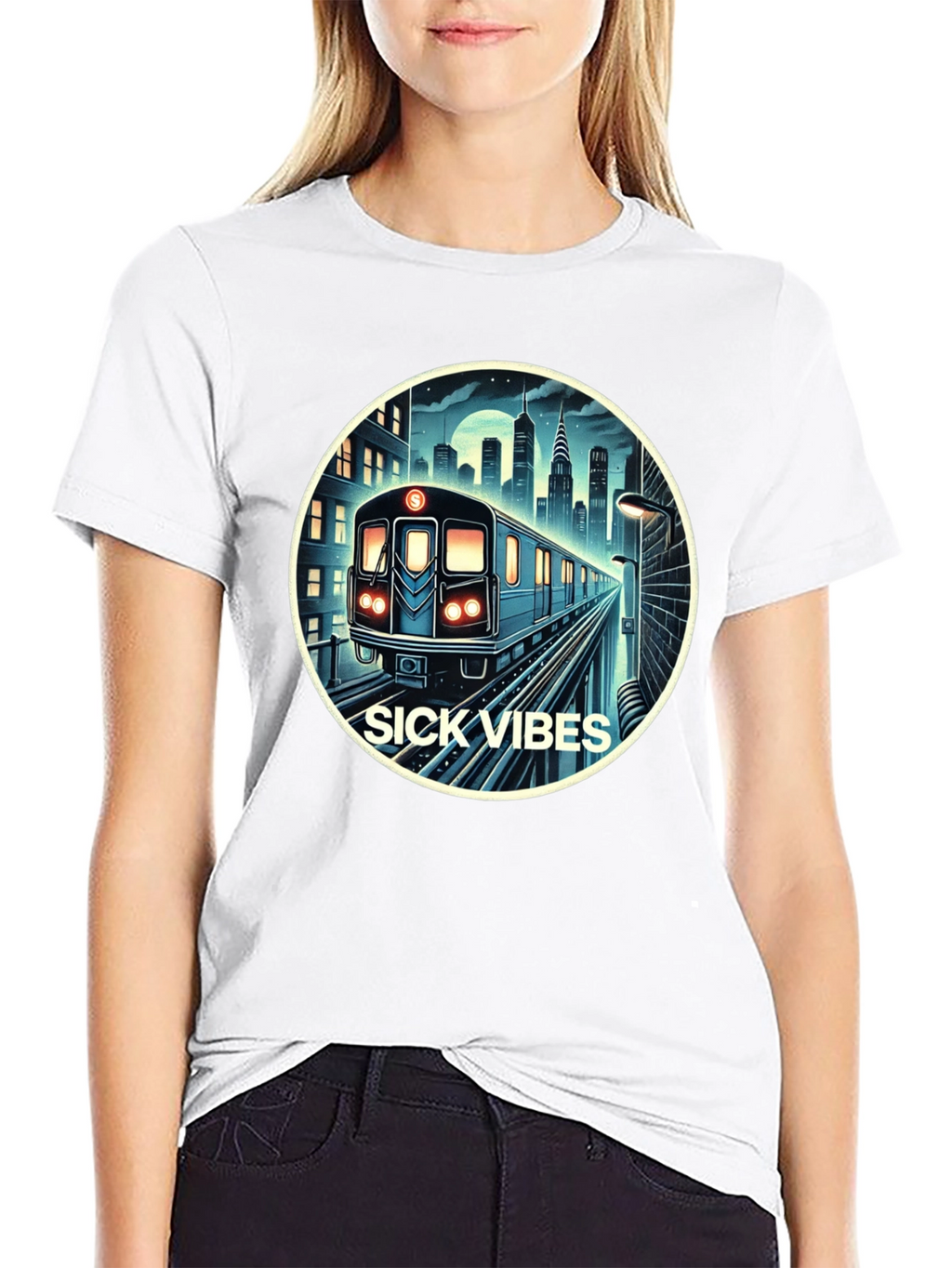 Sick Vibes City Subway T-Shirt