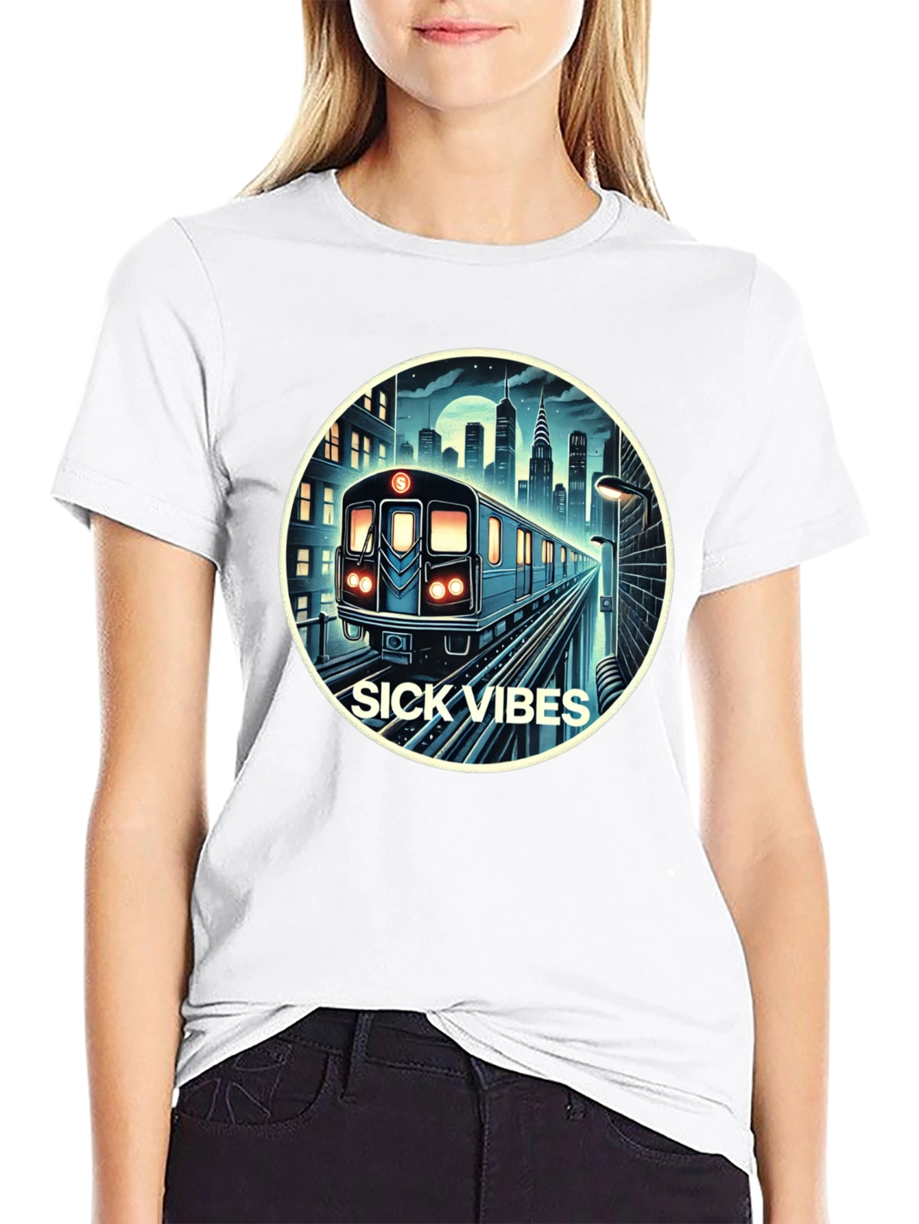 Sick Vibes City Subway T-Shirt
