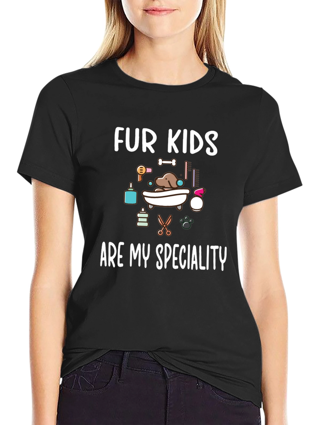 Fur Kids Are My Speciality Graphic Tee