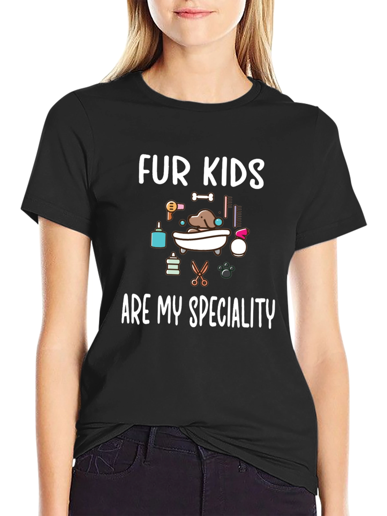 Fur Kids Are My Speciality Graphic Tee