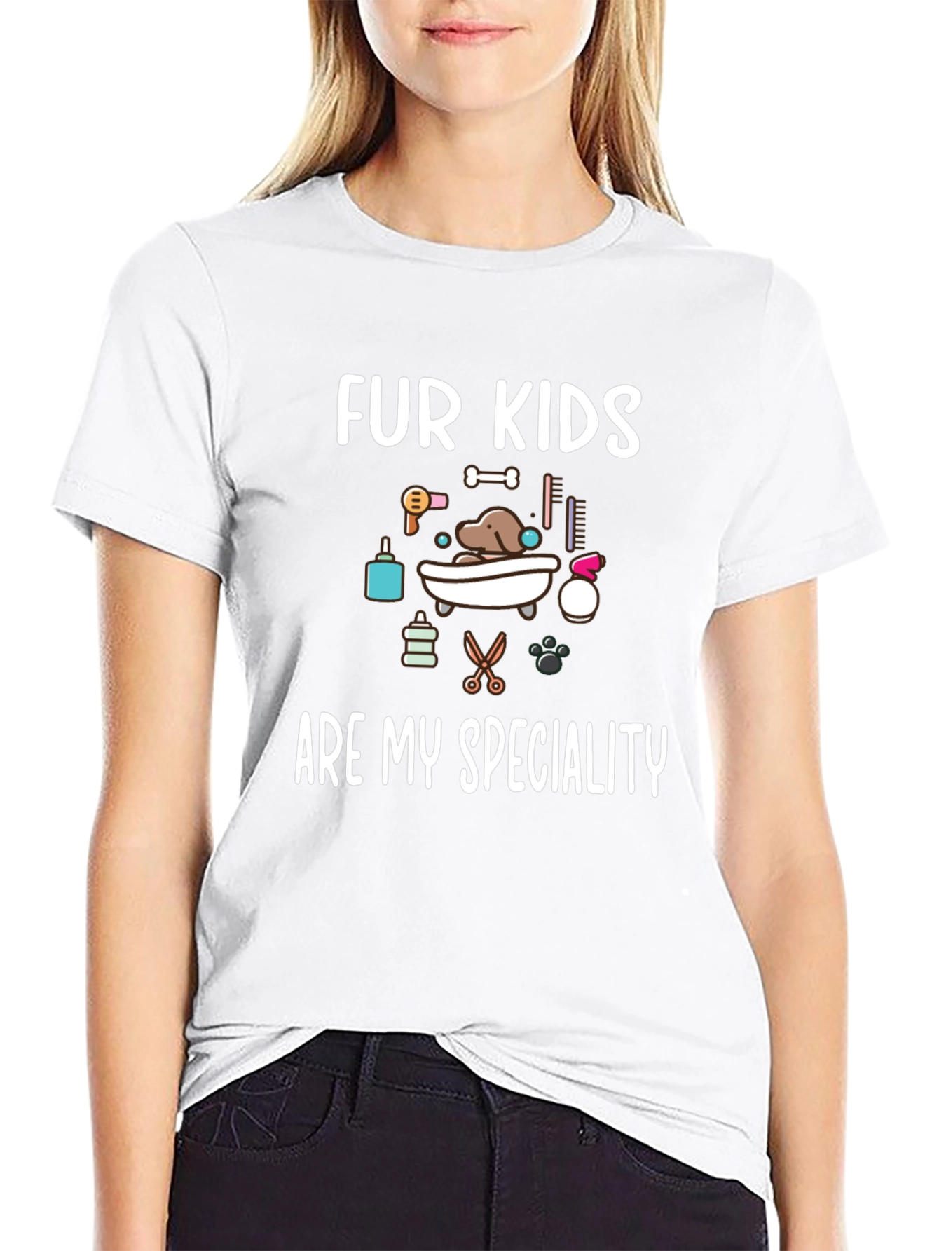 Fur Kids Are My Speciality Graphic Tee