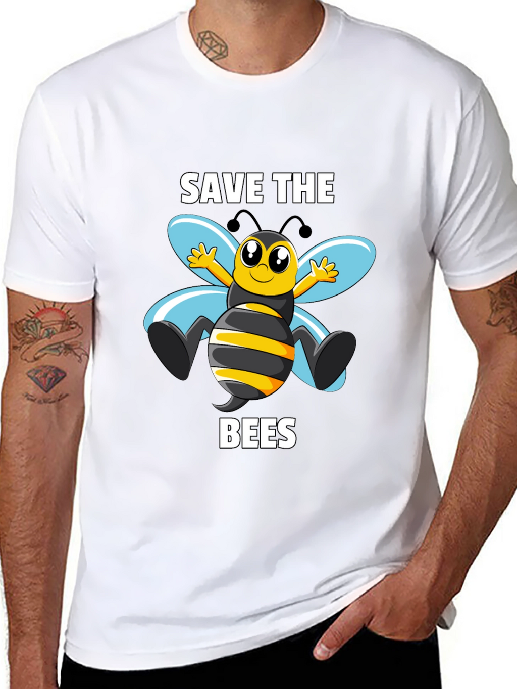 Save the Bees Graphic T-Shirt