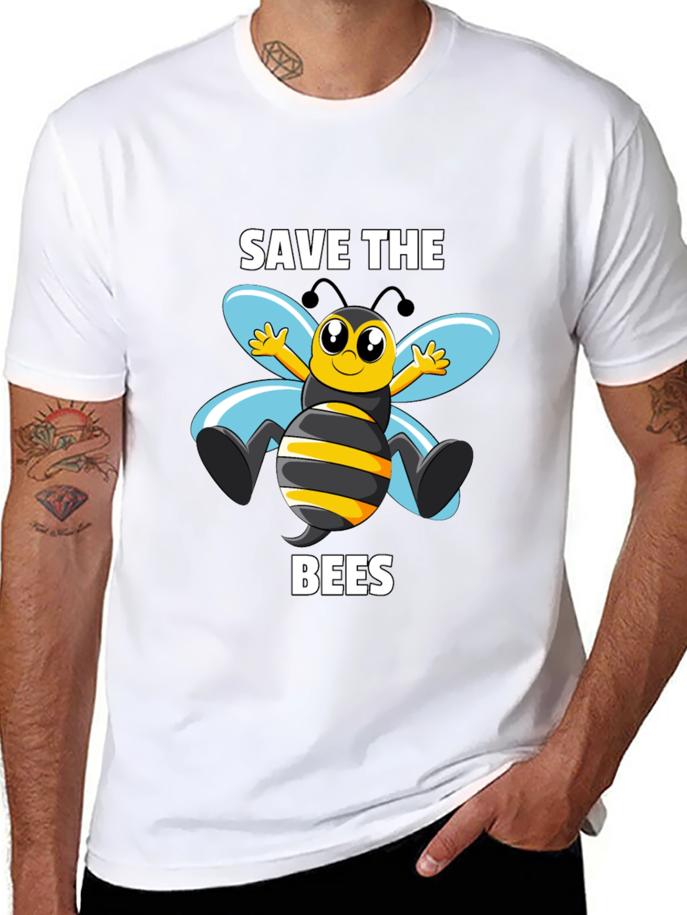 Save the Bees Graphic T-Shirt
