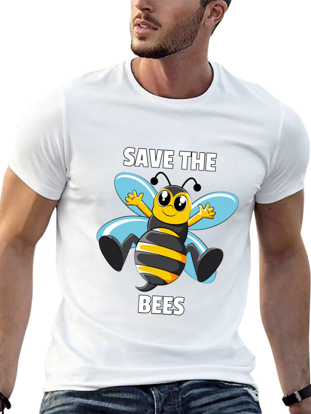 Save the Bees Graphic T-Shirt