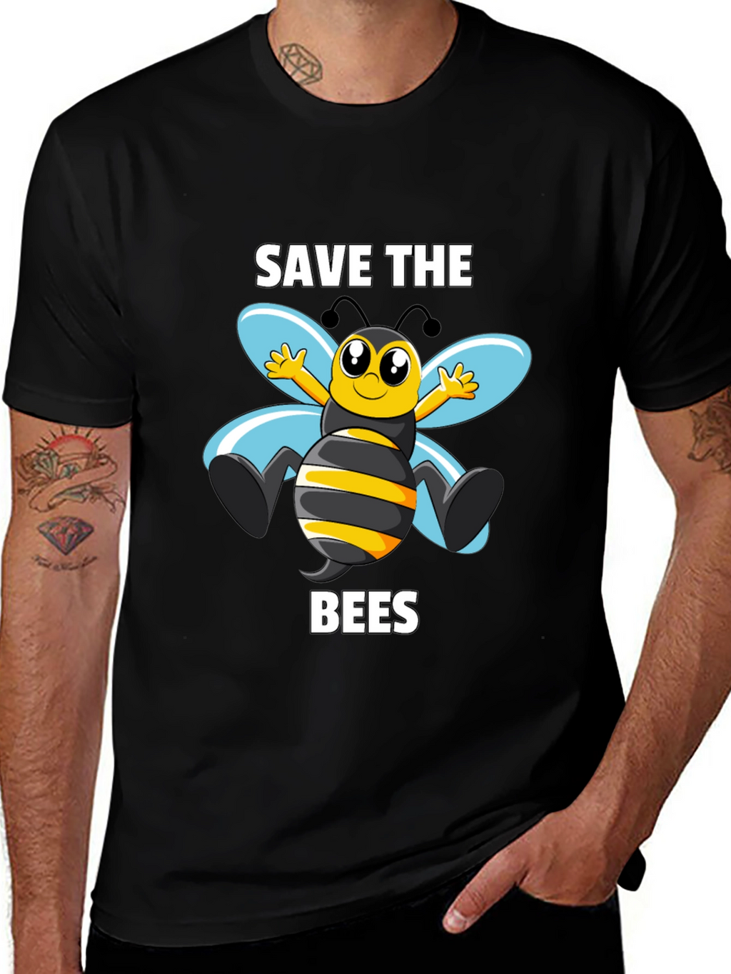 Save the Bees Graphic T-Shirt
